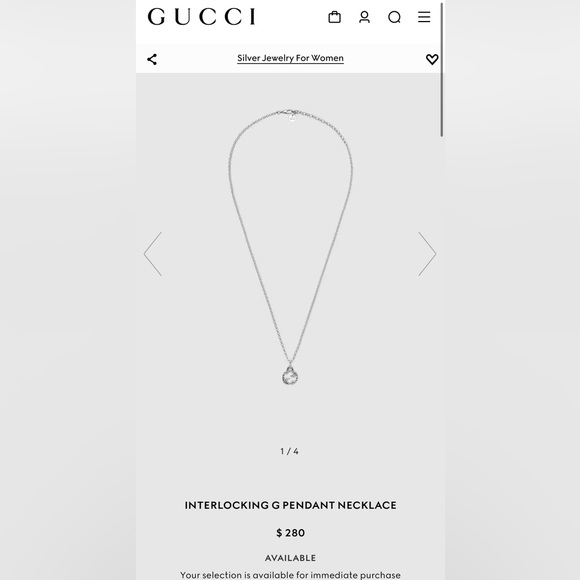 Gucci GG Silver necklace - Picture 7 of 7